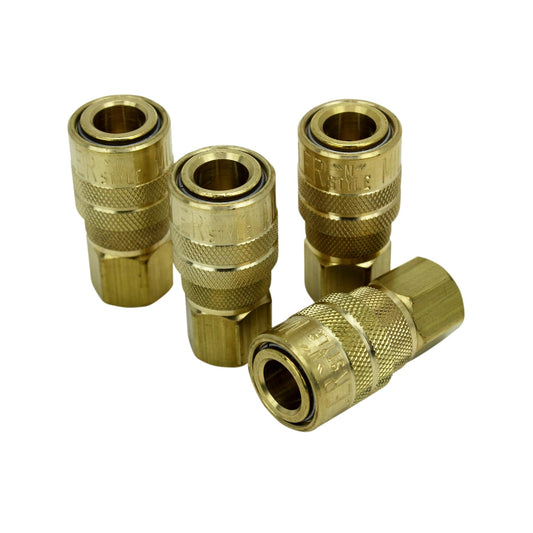 Milton S-715-4 - Acopladores FNPT M de 1/4" (4 unidades)