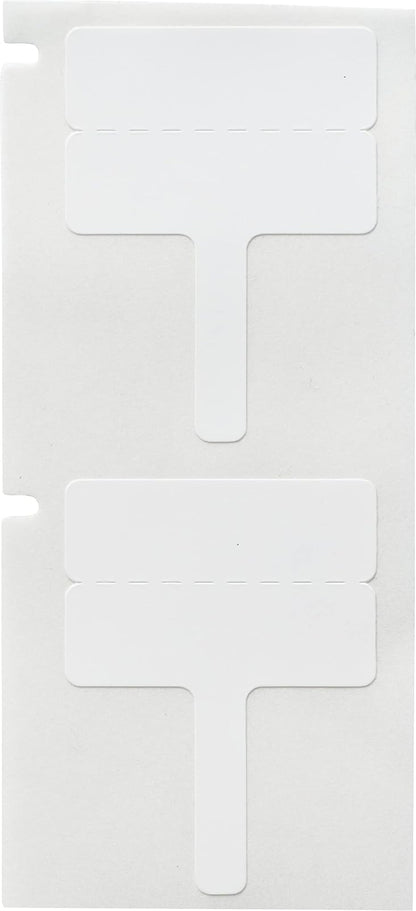 Brady T-Flag - Etiquetas de polipropileno mate para impresoras M610, M611, M710, BMP61 y BMP71-0.8 x 1.2 pulgadas M6-1-425-FT