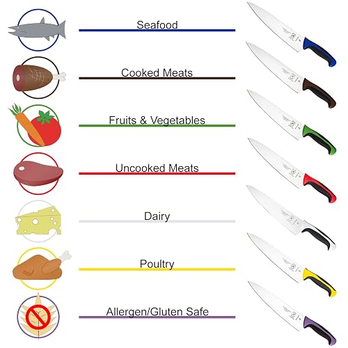 Mercer Culinary Millennia Products, Azul, 9-Inch Offset Wavy Edge Bread Knife, 1
