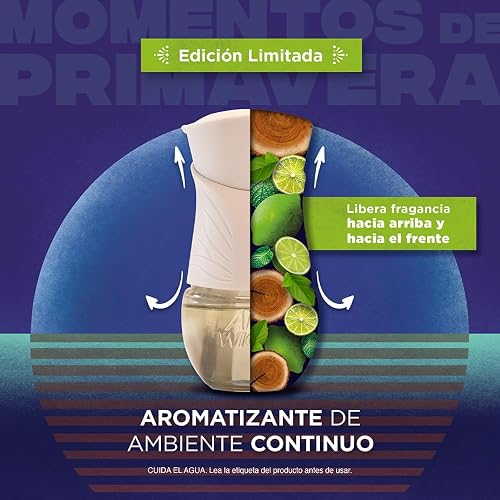 Air Wick Repuestos para Aromatizante Eléctrico, Maderas y Cítricos, 4 Piezas de 20 ml c/u