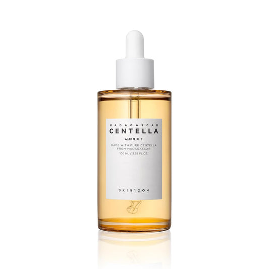 Skin1004 Madagascar Centella Asiatica 100 Ampoule (100ml or 3.38 floz) - Facial Serum - 100% Centella Asiatica Extract - for soothing sensitive and acne-prone skin
