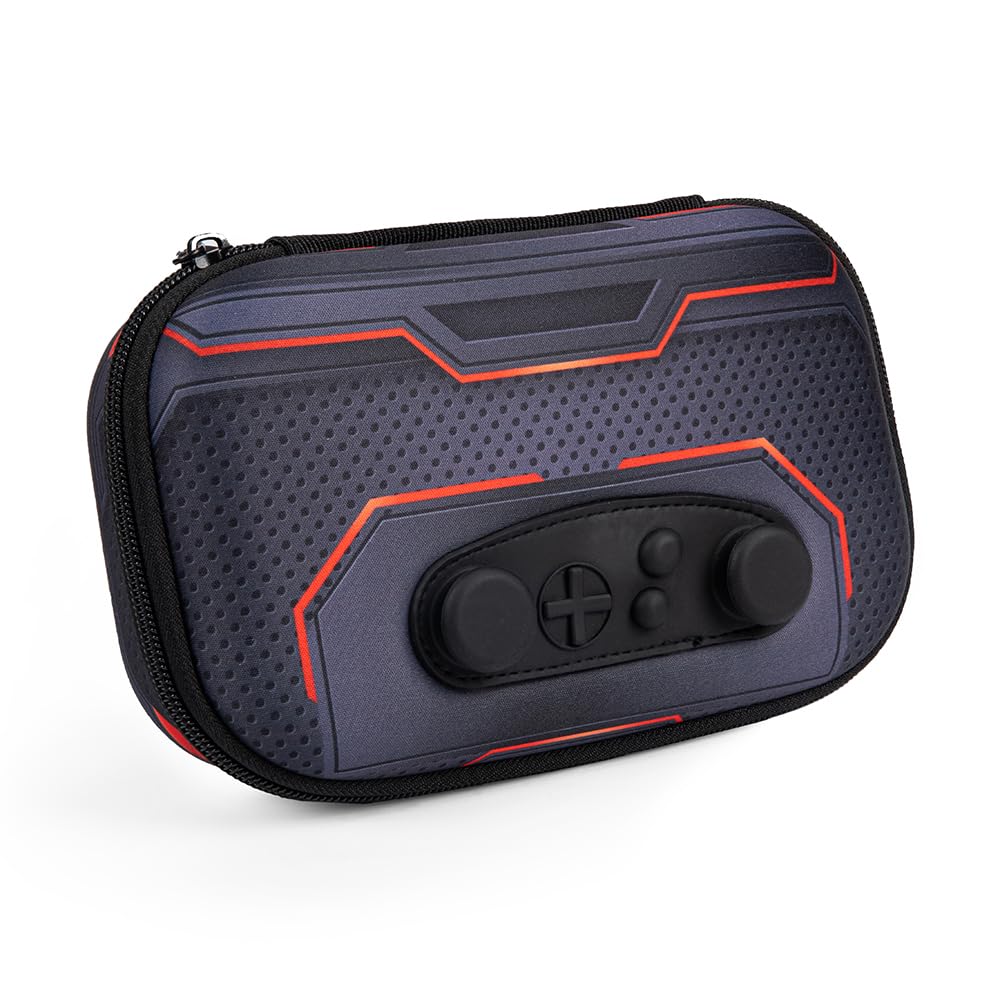 ZIPIT Estuche para lápices Gamer para niños, caja resistente para la escuela, organizador de papelería de gran capacidad