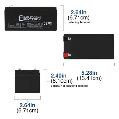 Mighty MAX Battery ML3-12 Volt 3 AH SLA Battery Brand Producto