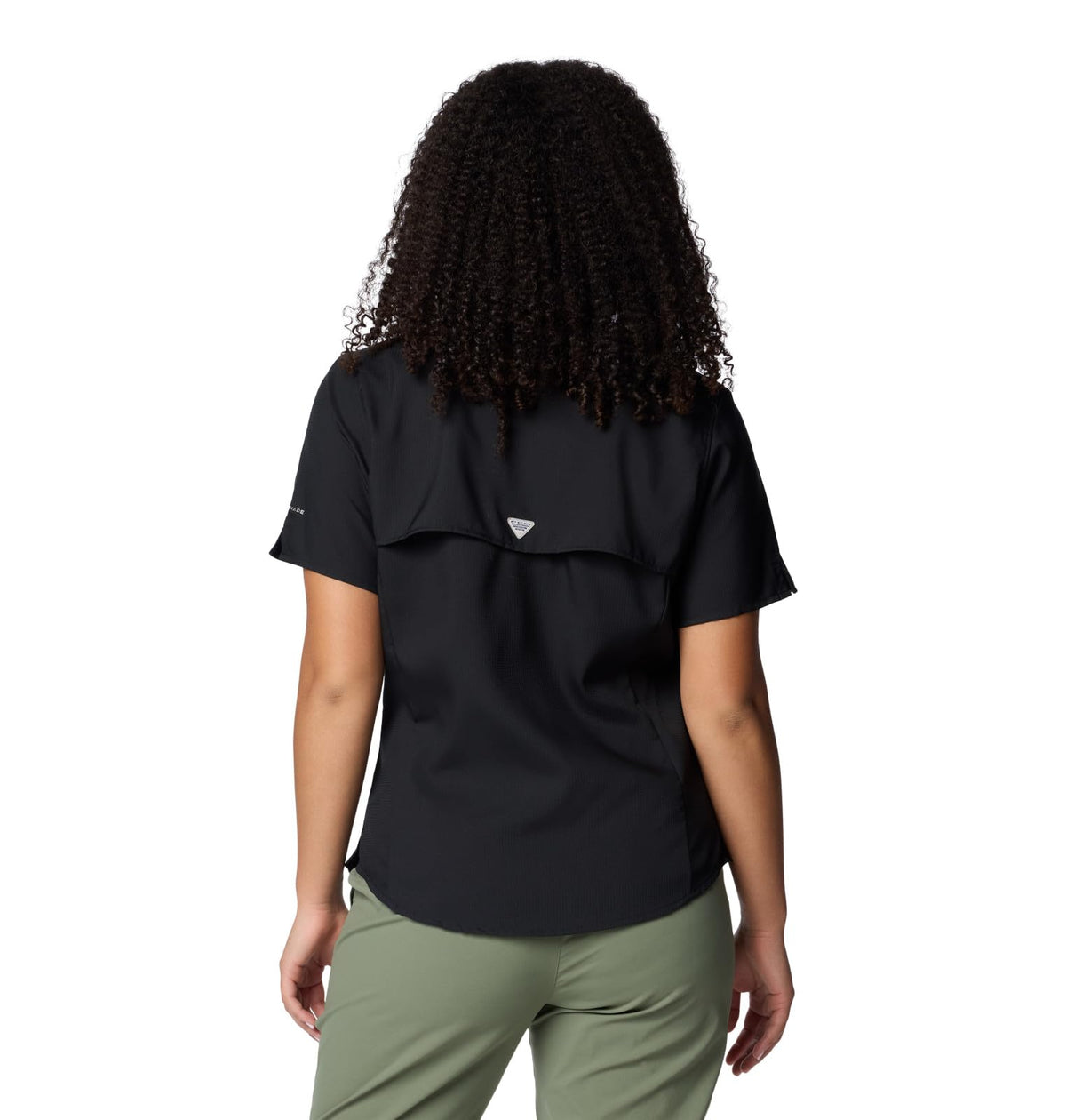 Columbia Camisa Tamiami II Manga Corta para Mujer - Protección Solar Omni-Shade y Gestión de Humedad Omni-Wick - Azul - Talla estándar
