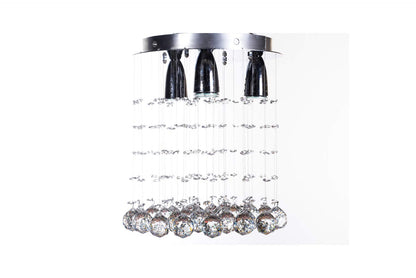 Candil Colgante Gamalux Williams Krystal Redondo de 4 Luces P10930/4, distribución luminosa y cristal cortado HQ en diseño clásico y elegante