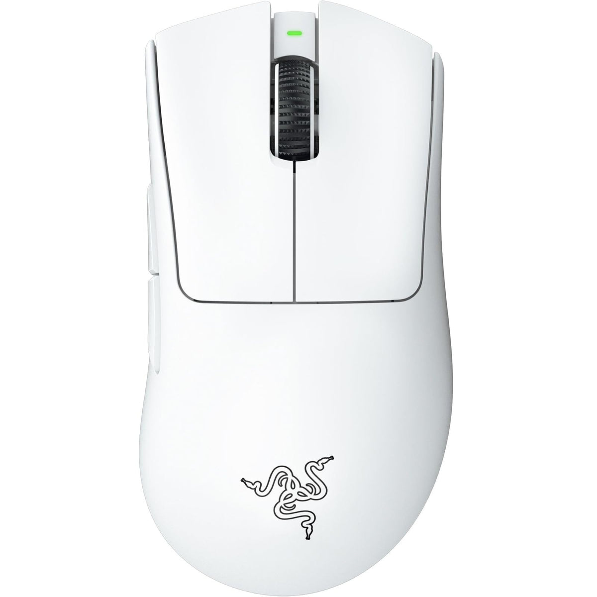 Razer DeathAdder V3 Pro Mouse Inalámbrico para Juegos: 64g Ultra Ligero - Sensor Óptico Focus Pro 30K - Interruptores Ópticos Gen-3 Rápidos - Inalámbrico HyperSpeed - 5 Botones Programables - Blanco