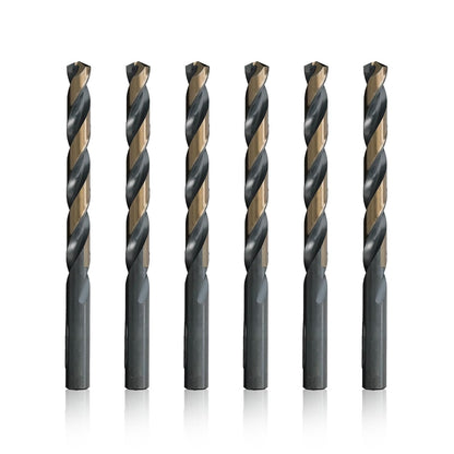 Drill America Broca de punta dividida KFD de acero de alta velocidad de 27/64 pulgadas (paquete de 6), serie KFD - 27 - 64"