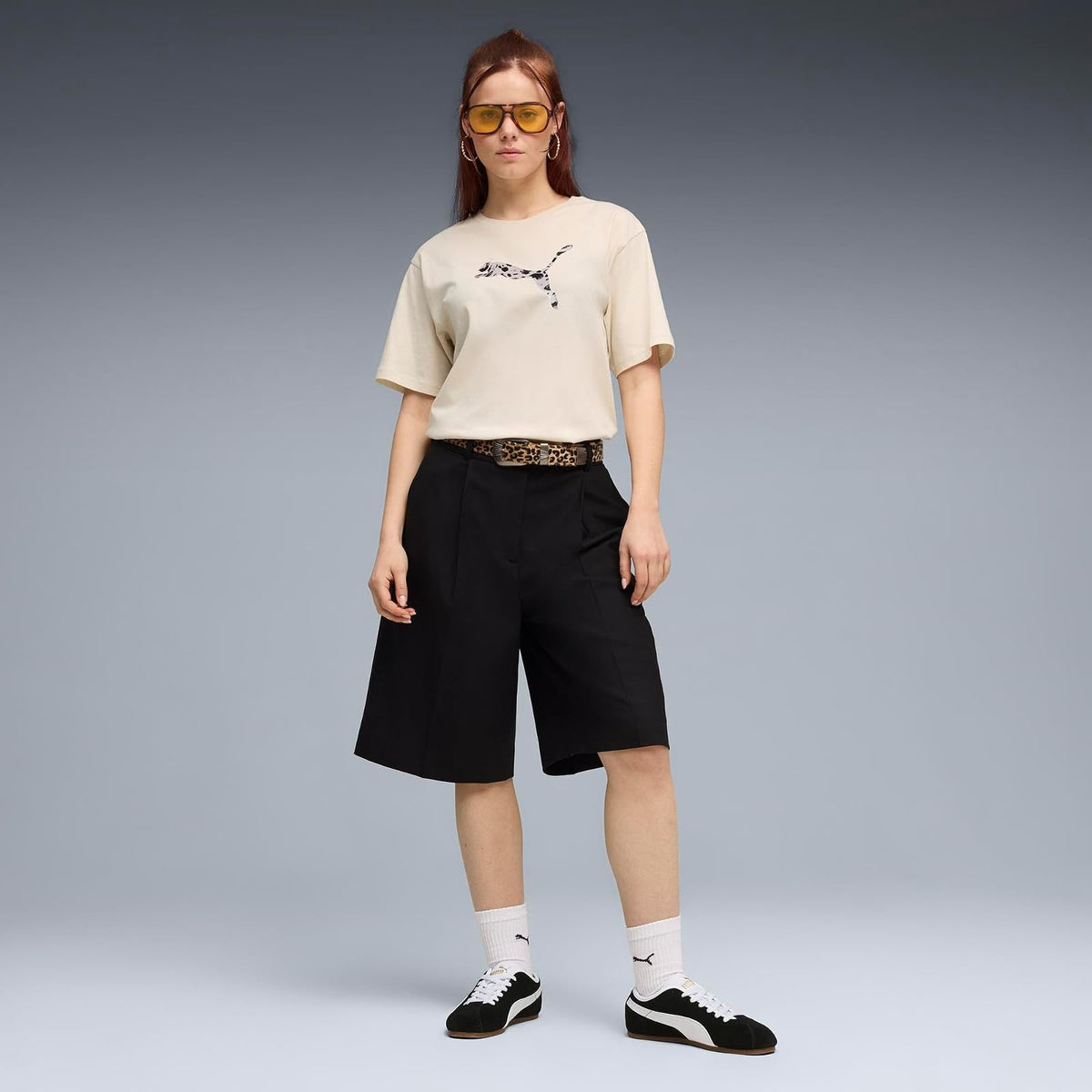 Puma ESS Graphic Animal Relaxed tee Playera Mujer