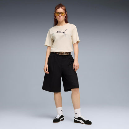 Puma ESS Graphic Animal Relaxed tee Playera Mujer