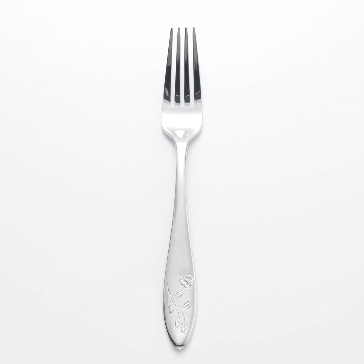 Lenox Cubiertos Butterfly Meadow 65 Piezas para 12 Comensales con Cubiertos para Servir, Acero Inoxidable 18/10