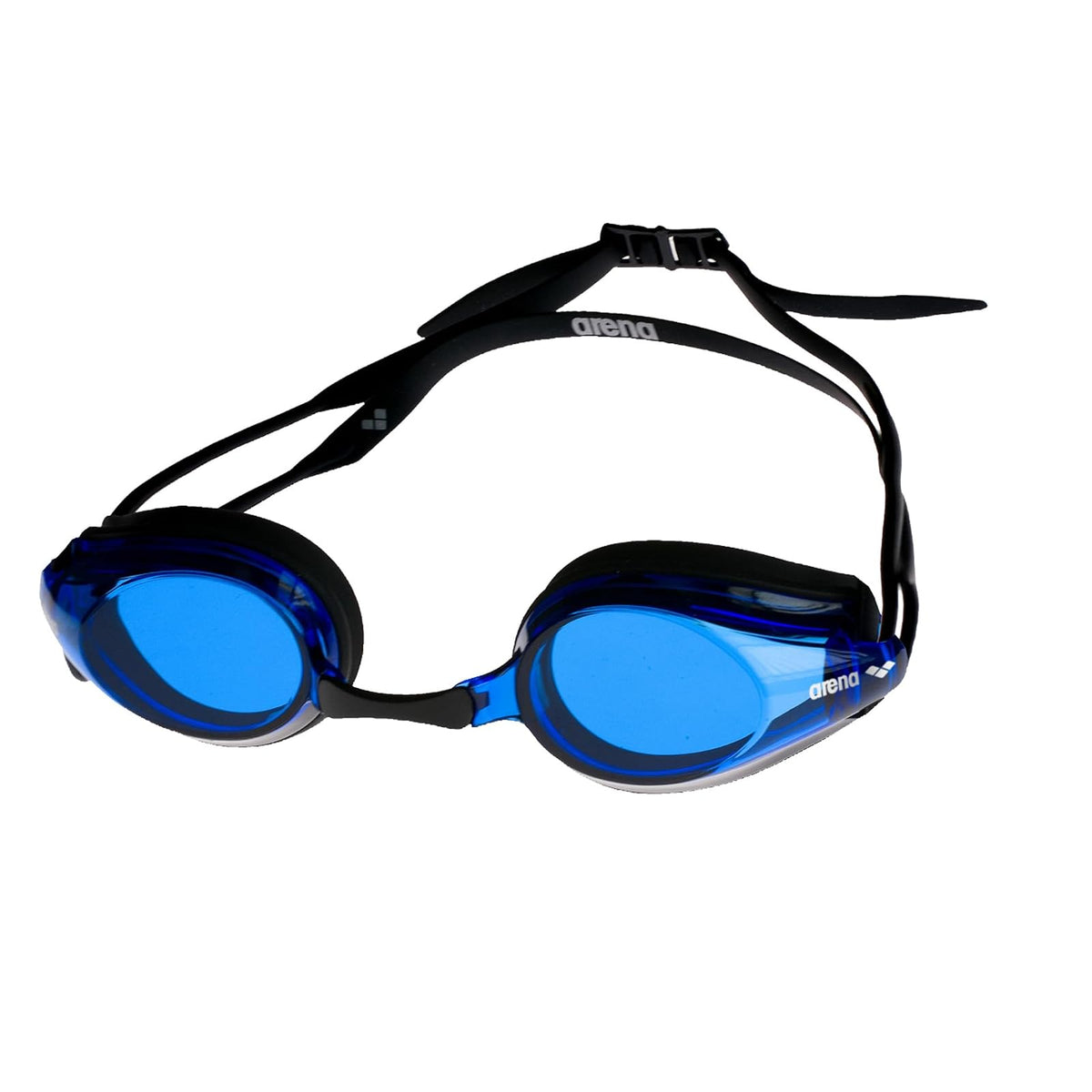 Arena Tracks Swim Goggle - Adulto sin espejo - talla única - Black - Blue - Black