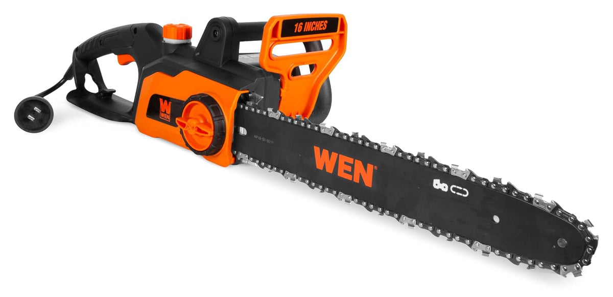 WEN - Motosierra eléctrica, con cable, 12 amperios, 16 pulgadas (CP1216)