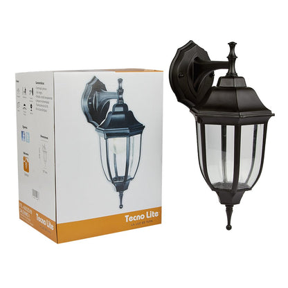 Tecnolite Lámpara LED de Exterior H-1190/S, Base E27, IP44, 100-240 V, Satinado