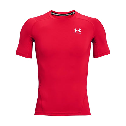 Under Armour HeatGear Camiseta de Compresión para Hombre - Rojo - G