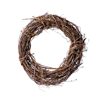 SuperMoss (22605 Corona de Vid Natural de huerto – Corona rústica Hecha a Mano para Puerta Delantera, decoración del hogar de Temporada, Corona de Puerta Interior y Exterior, 12 Pulgadas, Natural