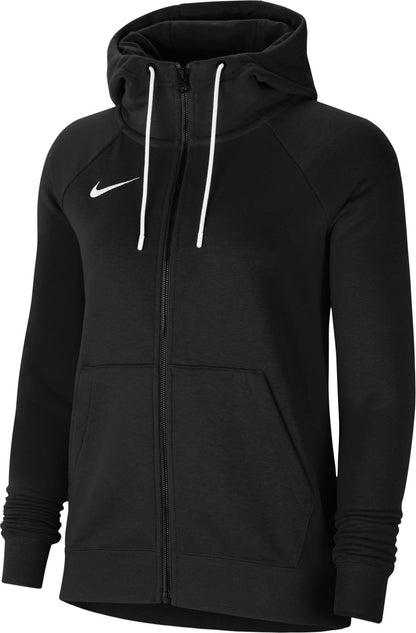 Nike Park 20 hoodie de forro polar con cierre para mujer - XL - BLACK - WHITE