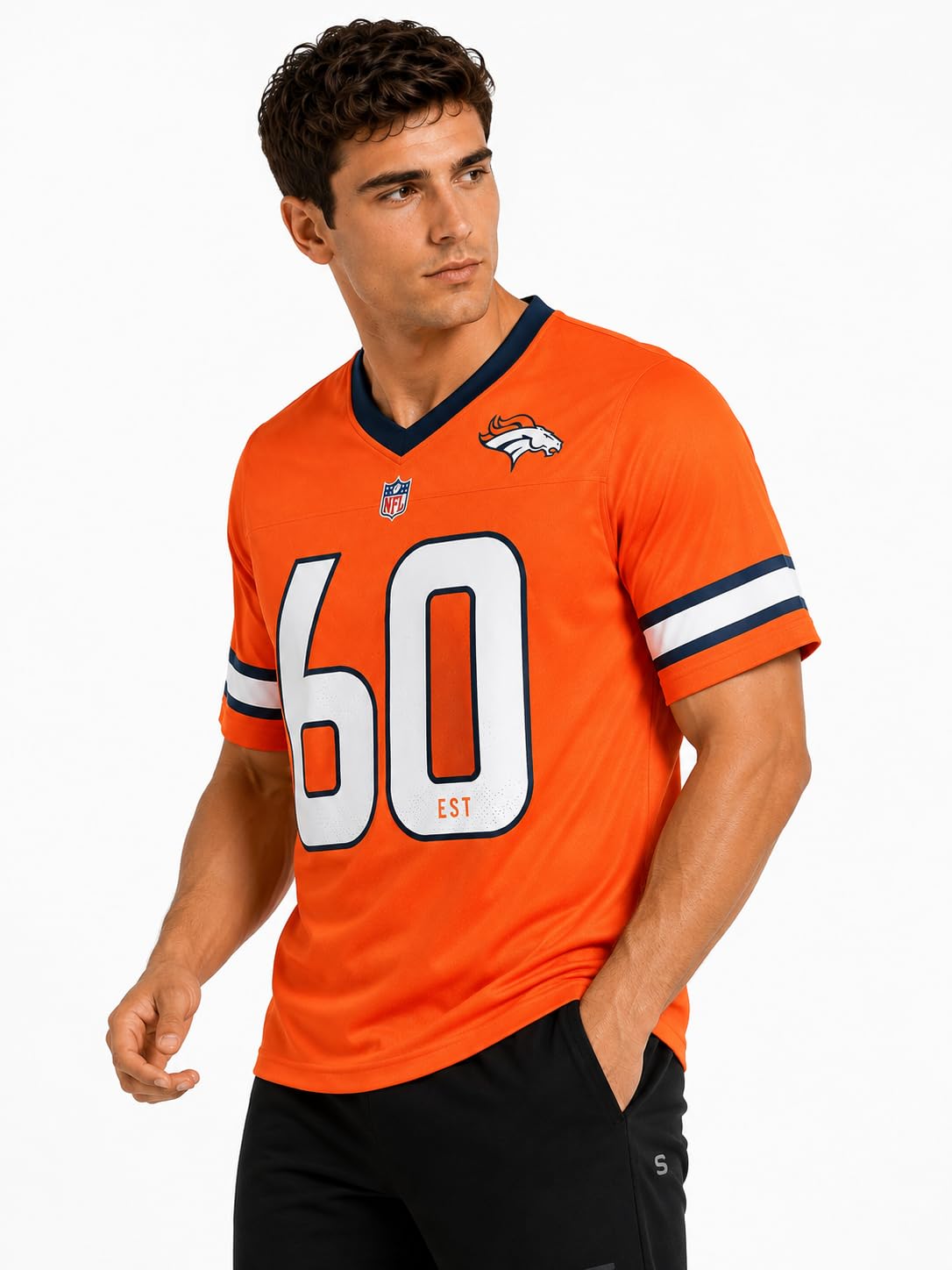 NFL Fan T-Shirt Denver Broncos Naranja para Hombre