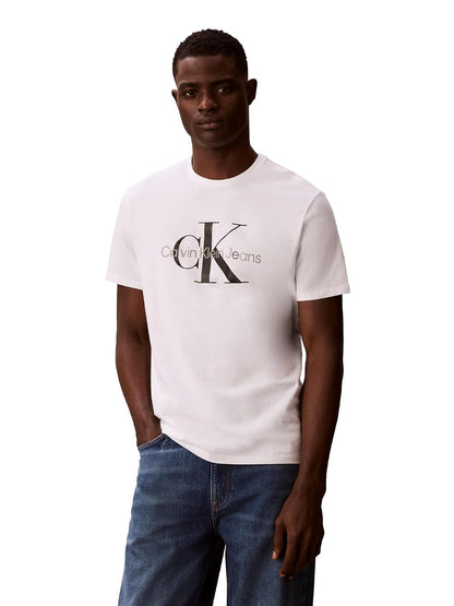 Calvin Klein Camiseta Camiseta para Hombre - Blanco brillante - XL