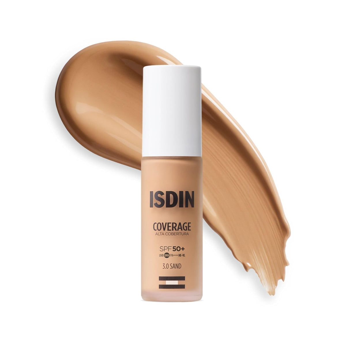 ISDIN Coverage Base de Maquillaje con FPS 50+ Bronze 30 ml - arena