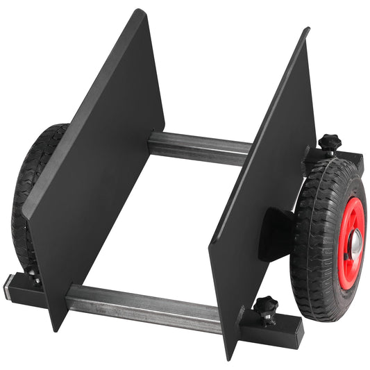 VEVOR - Carro de Panel de 600 Libras de Capacidad, para Paneles de Yeso de Alta Resistencia con Ruedas neumáticas de 8 Pulgadas, Carrito de Panel de Abrazadera Ajustable para láminas de Yeso, manejo