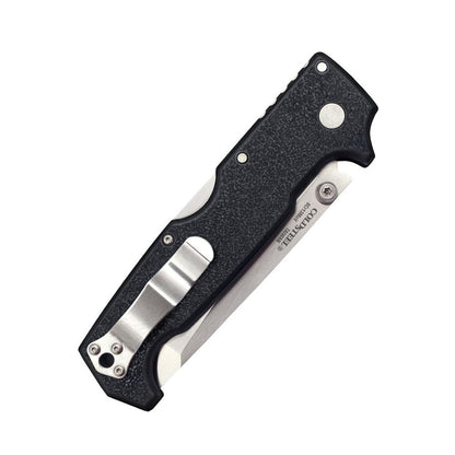 Cold Steel SR1 Lite 8Cr14MoV - Cuchillo plegable de acero de 4 pulgadas con mango Griv-Ex con mecanismo de bloqueo Tri-Ad, en caja