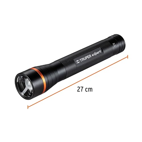 Truper Expert LINA-3DN, Linterna de pilas, 530 lúmenes, LED Cree alta luminosidad