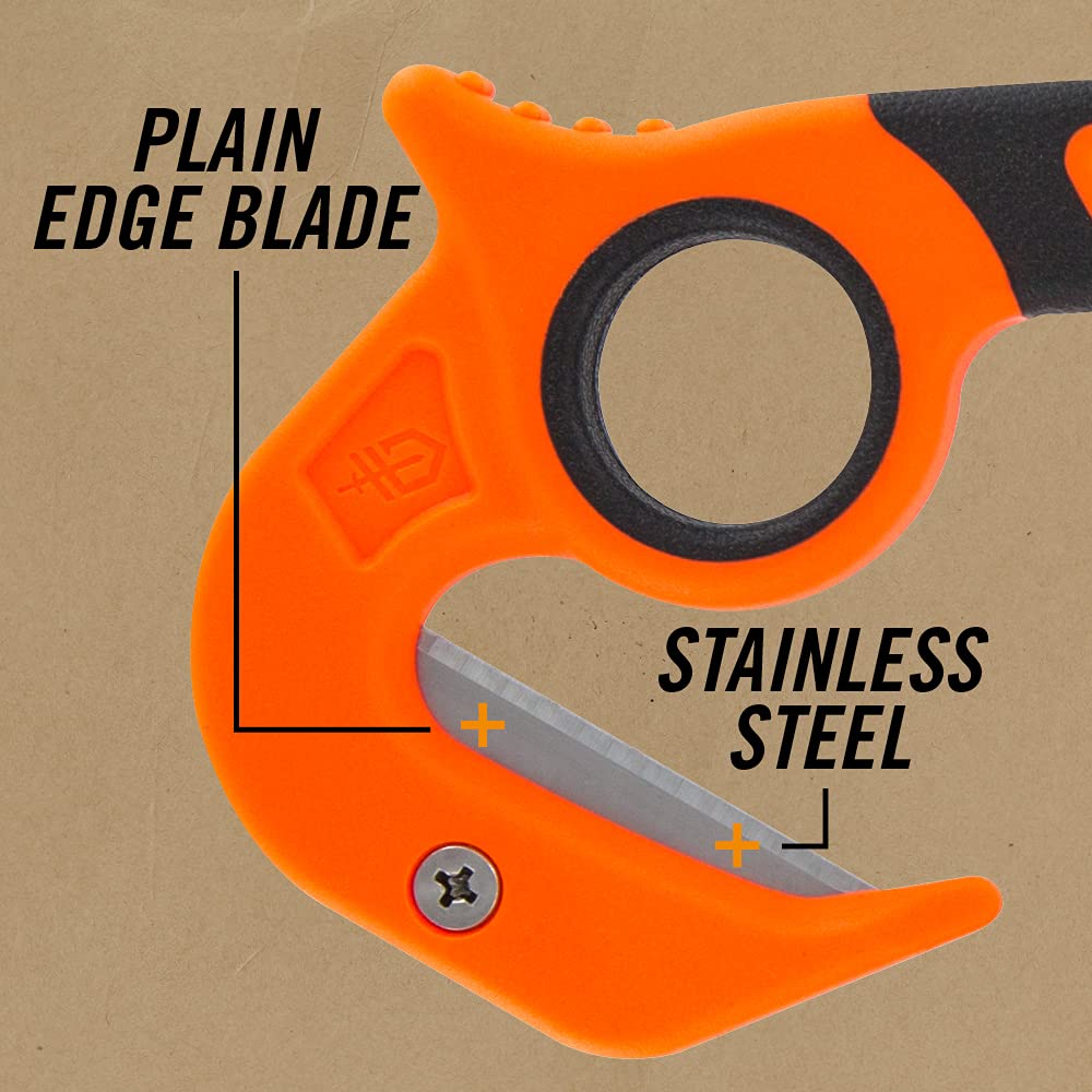 Gerber Gear Vital - Cuchillo utilitario con cierre, hoja de borde liso de acero inoxidable, piel de procesamiento de juegos y cuchillo intestinal para caza