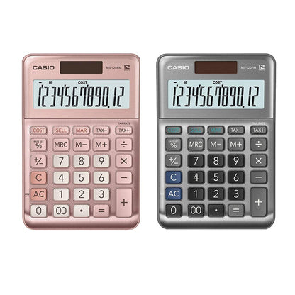 Casio MS-120FM-PK Calculadora de Escritorio Color Rosa Metálico