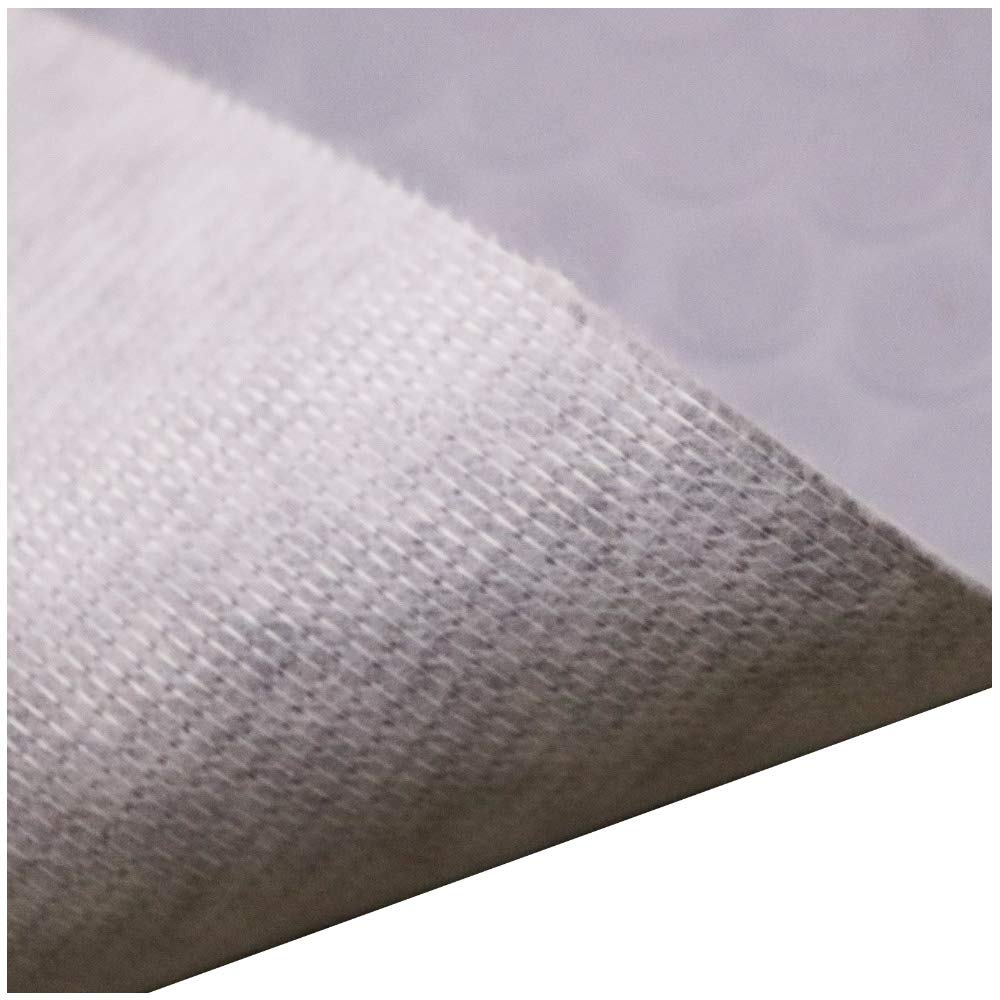 Tapete Antiderrapante Tipo Piso presentación en Rollo – para Pasillo PVC Tachón – 0.60m Ancho x 10m Largo x 2mm Espesor – Tapete de Círculos Ideal para Evitar Resbalones y Proteger el Piso.