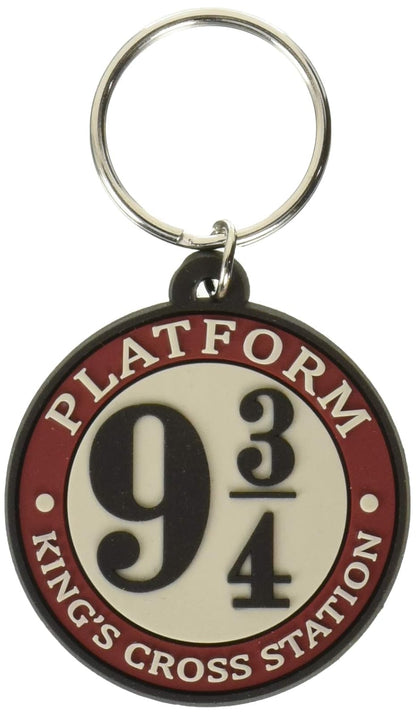 Harry Potter - Platform 9 3/4 - Rubber Keychain, Multi-Colored, One Size