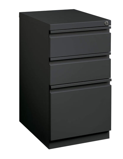 Office Dimensions 20412 Pedestal de Grado Comercial con un Cajón Papelero y Dos Cajones Archiveros Tamaño Carta Color Gris Carbón