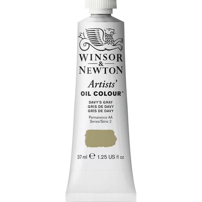 Winsor & Newton Artists' Oil Colour Pintura al Óleo Profesional, 37 ml - 37-ml Tube - Gris (Davy's Gray)