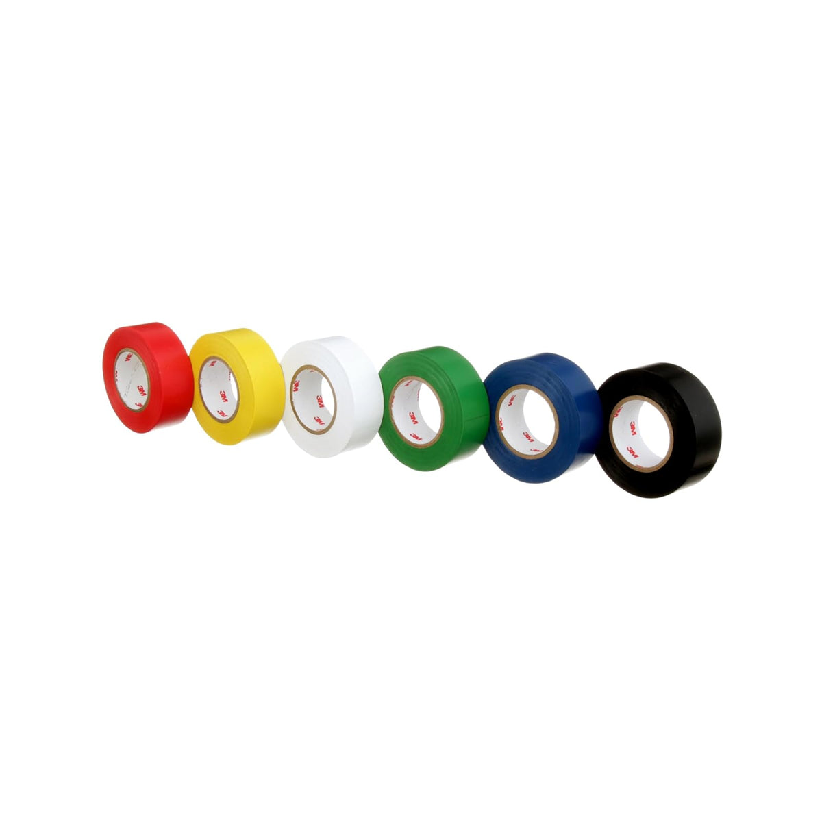 3m uso General cinta de vinilo codificación de Color , k6 °C38 | 2,39 cm x 21,8 m, ideal para cinta de marcado de piso de tráfico ligero, seguridad y agrupamiento
