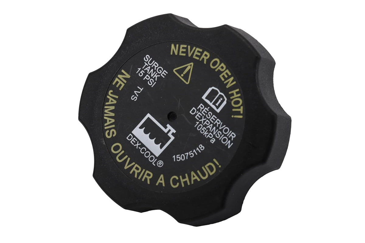 ACDelco Tapa del Tanque de Sobretensión del Radiador 15075118, 15 PSI, Cromado