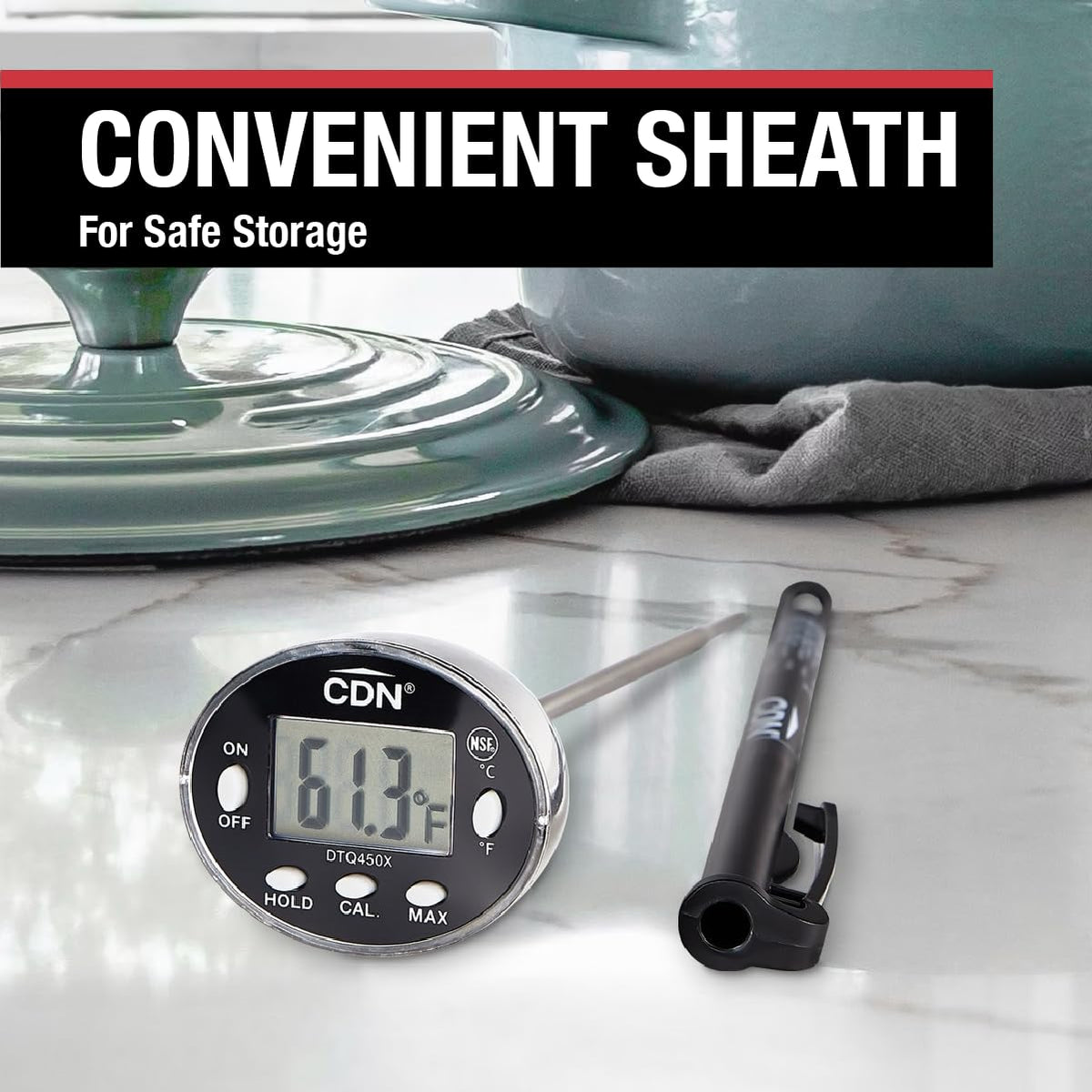CDN DTQ450X Digital ProAccurate Quick-Read Thermometer-NSF Certified