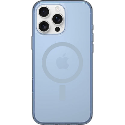 OtterBox Funda Transparente Symmetry Series para iPhone 16 - iPhone 16 Pro Max - Nuevo: Blue Bliss