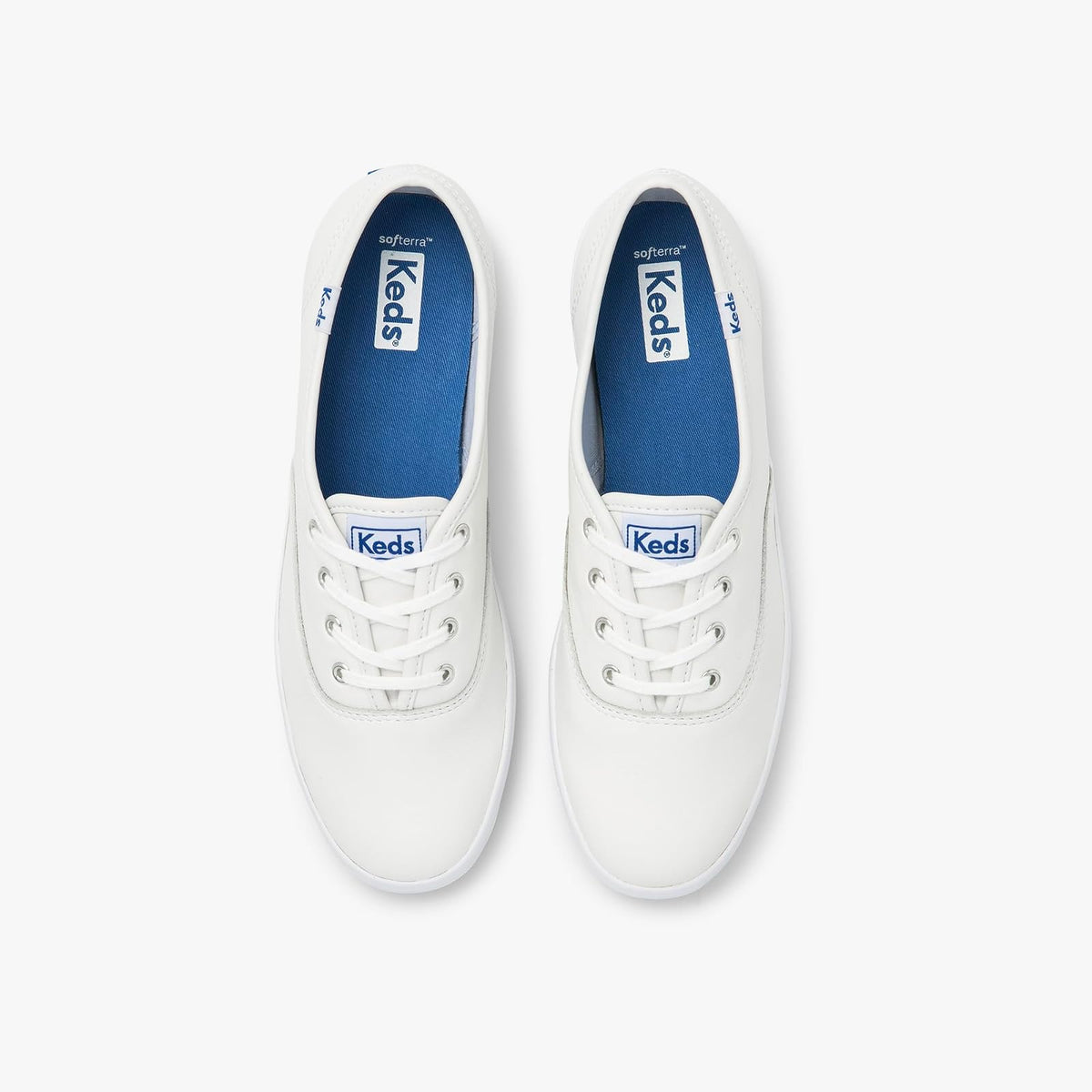 Keds Champion Original Leather Lace-Up, Zapatillas Bajas Mujer