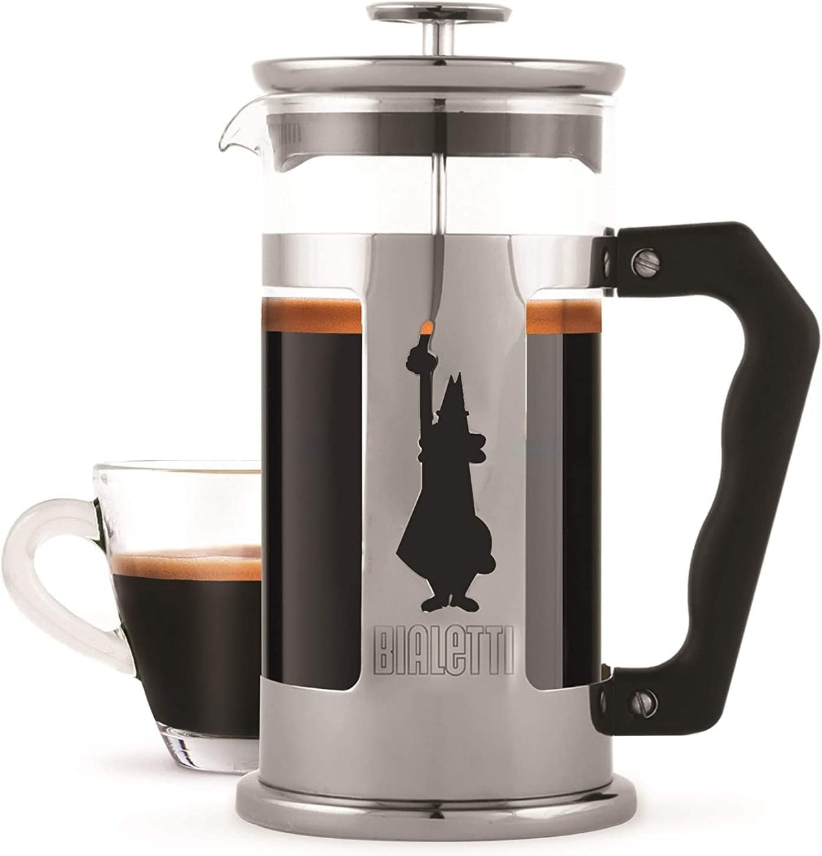 Bialetti Preziosa Cafetera de Prensa Francesa de Acero Inoxidable - 8 tazas