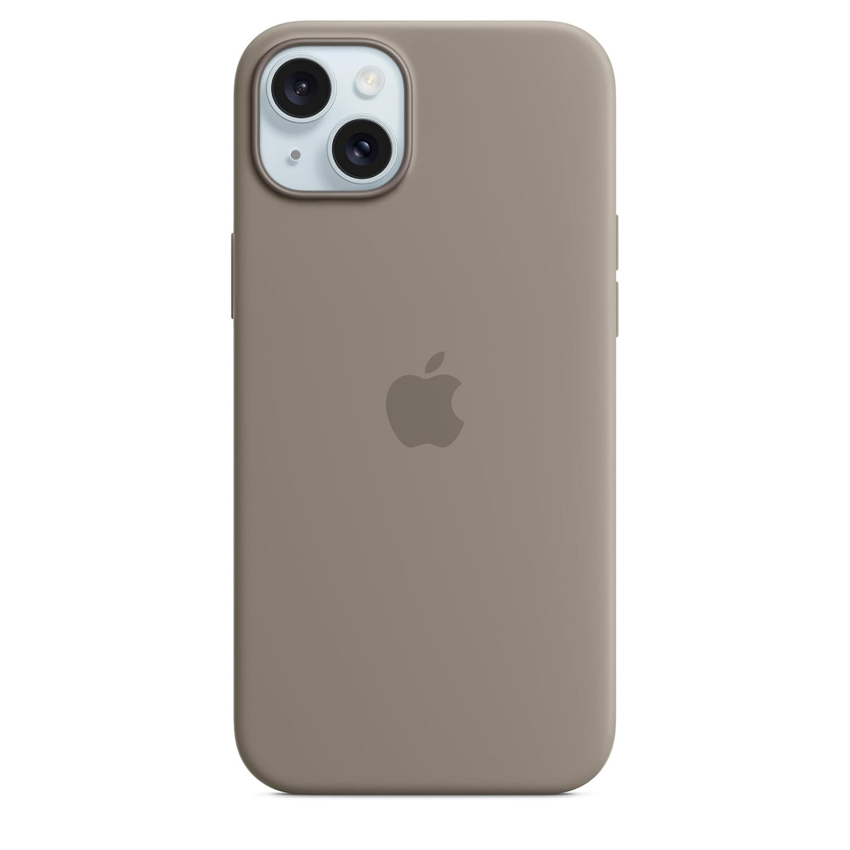 Apple Funda de Silicón con MagSafe para iPhone 15 Plus - Arcilla