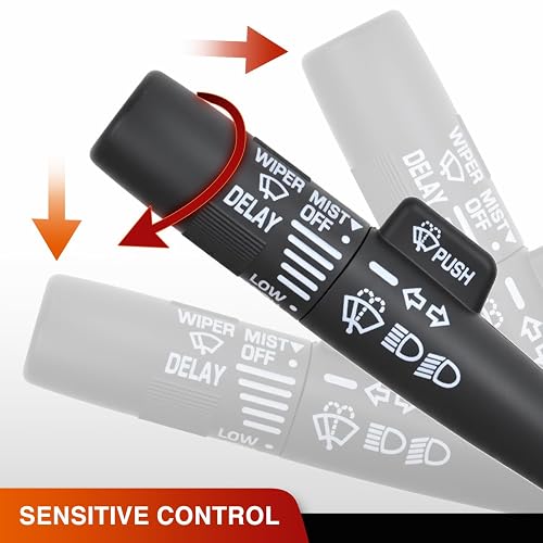 Nilight Interruptor de señal de giro Compatible con 1995 1996 1997 1998 1999 C1500 K1500 pick Tahoe Mounts C1500 K1500 pick zukon 1995-2000 Chevy C2500 K2500 K3500 C15000 C11111 500 K2500 pasacables
