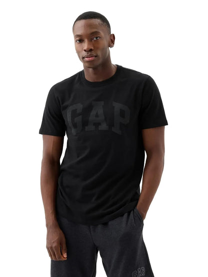 Gap Everyday Playera con Logo para Hombre - XS - Negro (True Black)