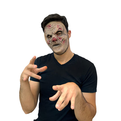 Scrawny, Máscara Monstruo Sangriento, Máscaras de Monstruos Asesinos Ideal para Halloween y Fiestas de Disfraces