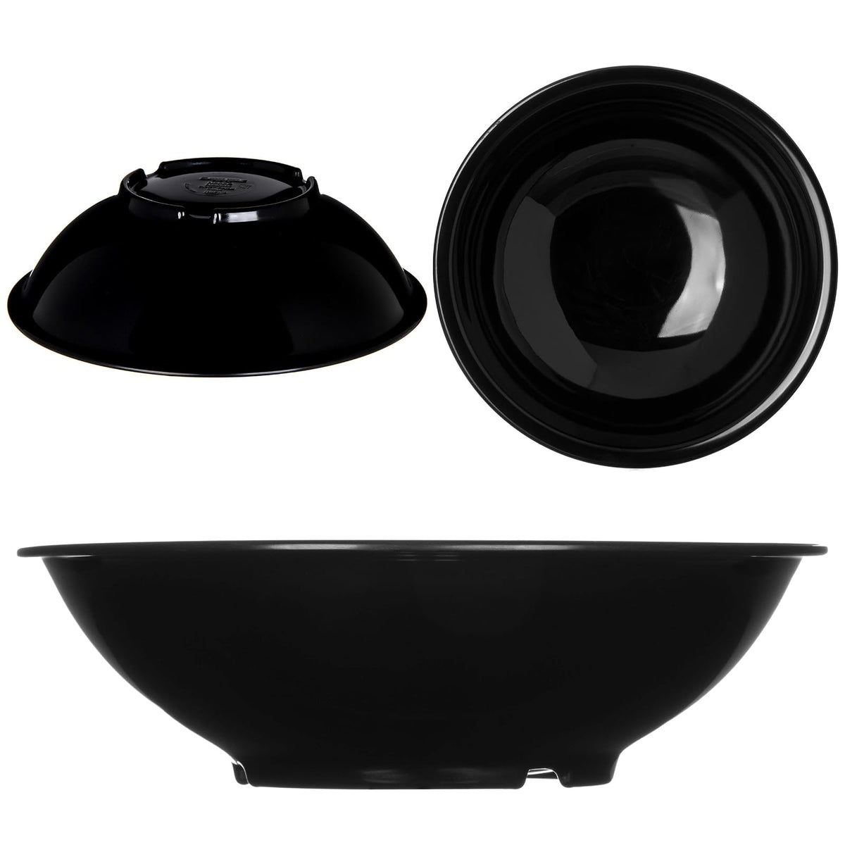 Carlisle FoodService Products 800B03 - Ensaladera de melamina, 26 onzas, color negro