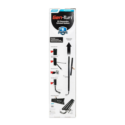 Camco Gen-Turi RV Generator Exhaust Venting System, Reduce Generator Fumes And Noise, Easy To Install And Disconnect (44461)