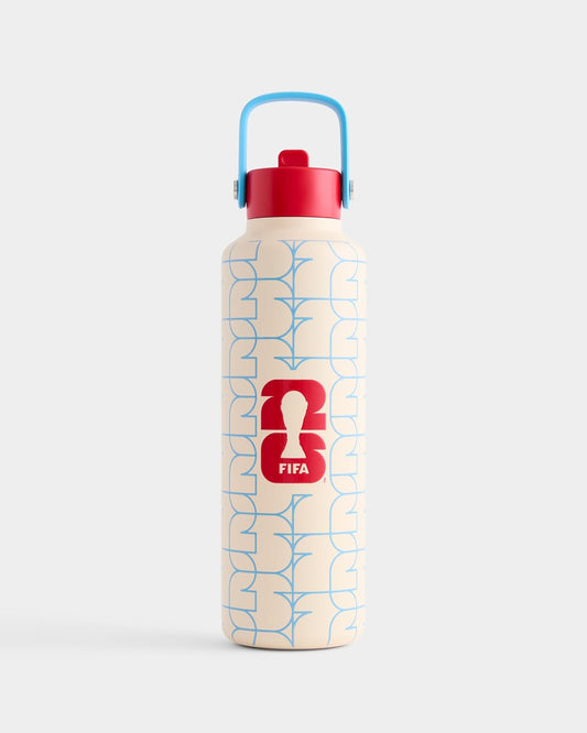 Botella Oficial FIFA World Cup 2026 |DRIB Sense de Acero Inoxidable 700 ml – Aislamiento Doble al Vacío, a Prueba de Fugas, Sin BPA, Tapa con Popote Silencioso, Base Antideslizante