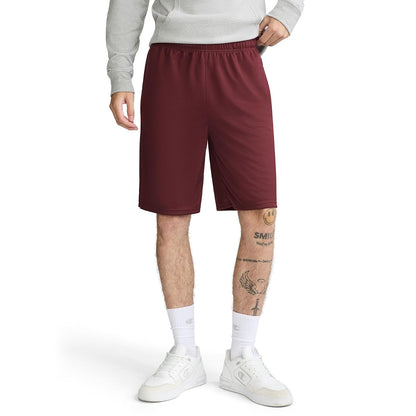 Champion Pantalones Cortos Deportivos Que absorben la Humedad Pantalones Cortos para Hombre - TEAM MAROON - M