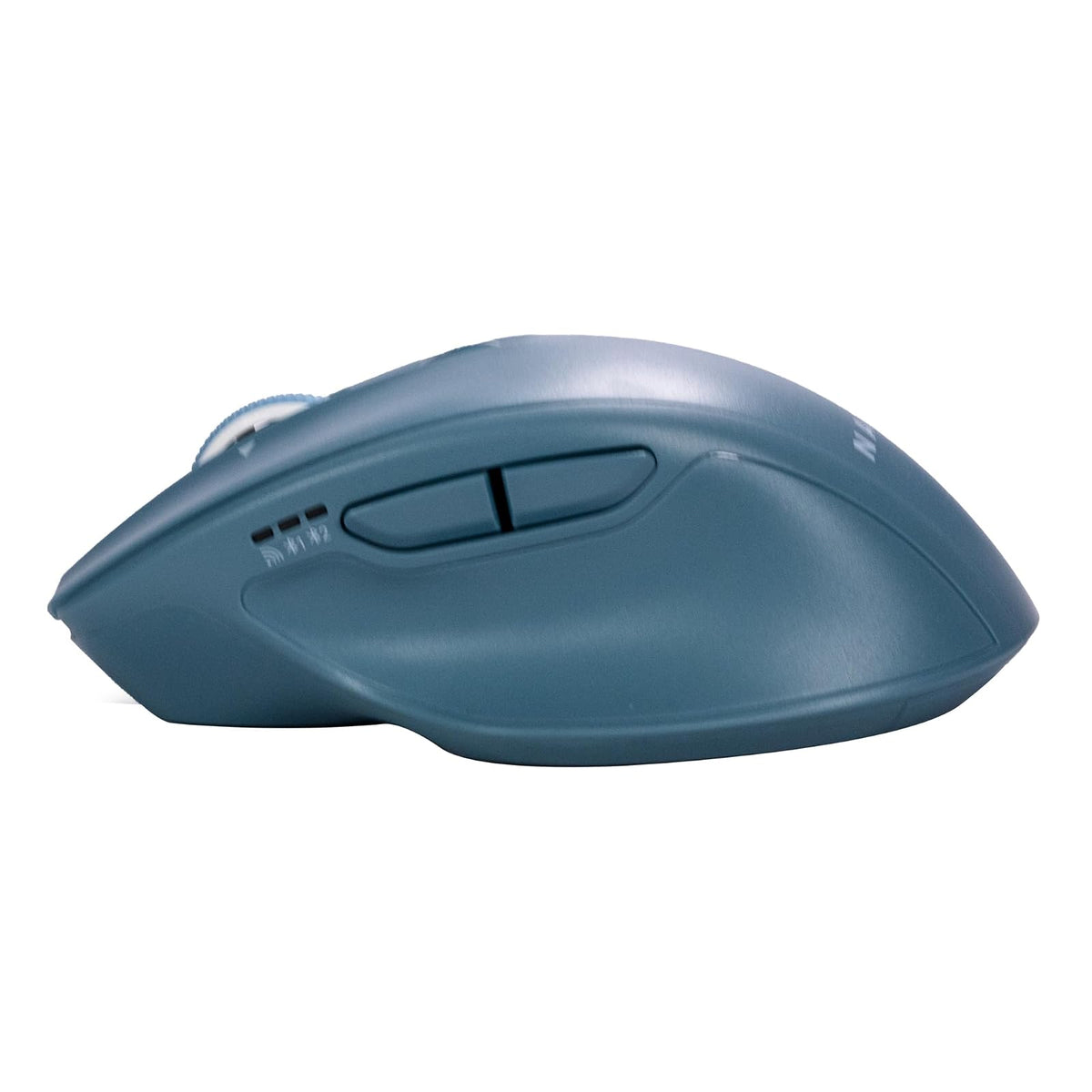 Naceb Technology - Mouse Inalámbrico Dual Mode 2.4G + Bluetooth con Diseño Ergonómico y Conexión Versátil - Ideal para Oficina y Estudio en Color Azul