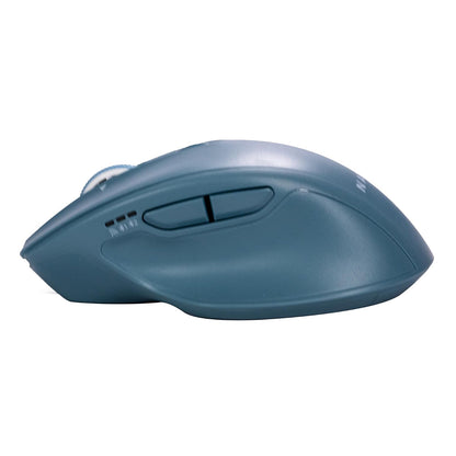 Naceb Technology - Mouse Inalámbrico Dual Mode 2.4G + Bluetooth con Diseño Ergonómico y Conexión Versátil - Ideal para Oficina y Estudio en Color Azul