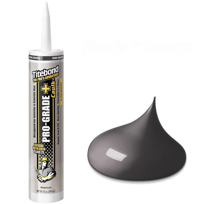 Titebond Calafateo Acrílico Siliconado para Interior y Exterior - Bronce oscuro