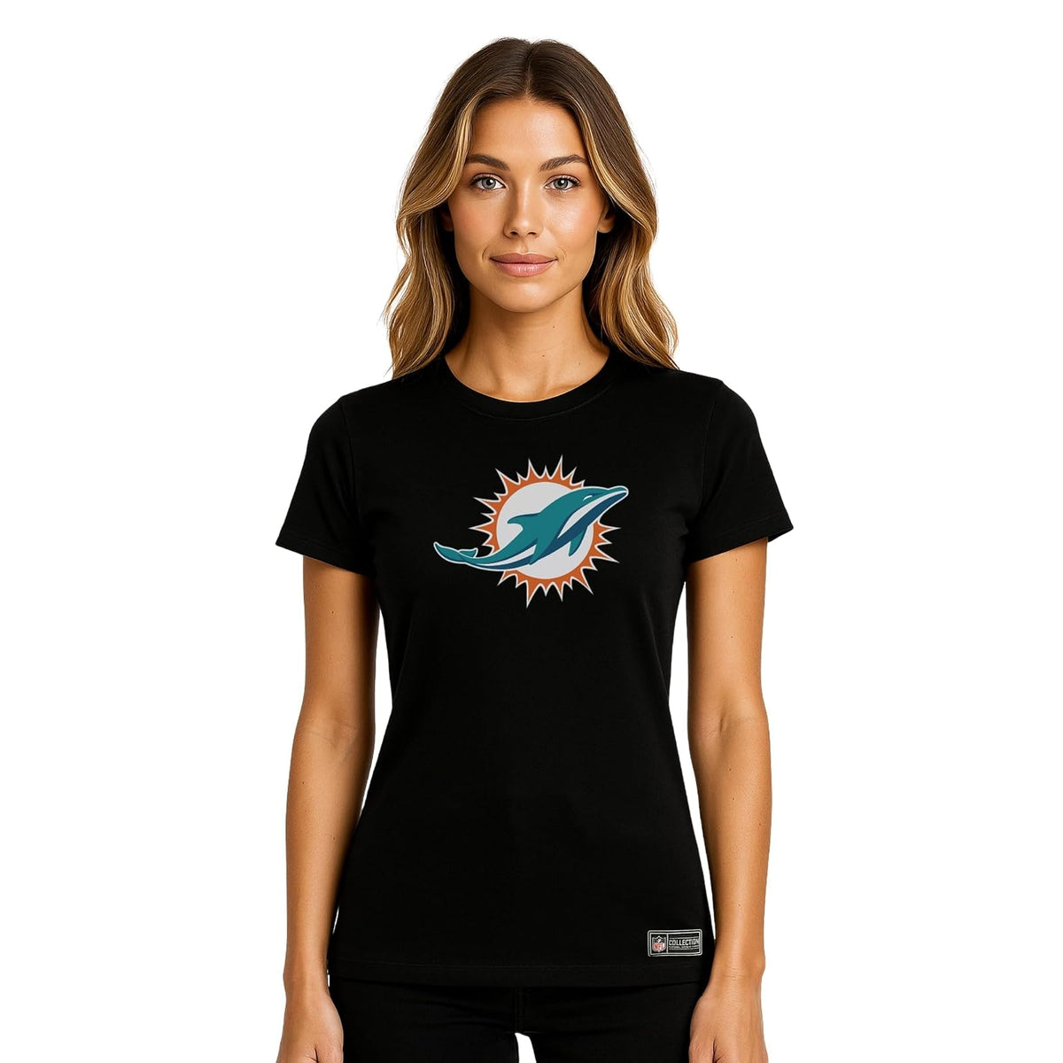 NFL Playera Aficionado Básica Miami Dolphins